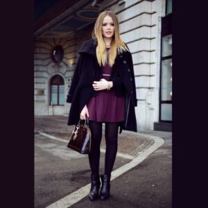 لگ نخ پشمی گرم برند آپ تو فشن آلمان رنگ ارغوانی 29077489 Up 2 Fashion