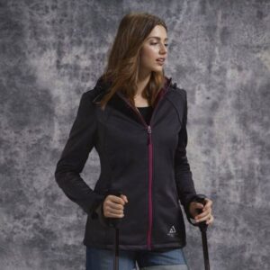 کاپشن ورزشی کلاه دار زنانه برند کریویت رنگ مشکی 1-287680 CRIVIT