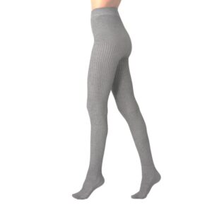 جوراب شلواری پاییزه طرح کبریتی برند بلوموشن رنگ طوسی 958366 Blue Motion