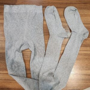 جوراب شلواری پاییزه طرح کبریتی برند بلوموشن رنگ طوسی 958366 Blue Motion