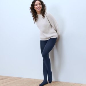 جوراب شلواری ترمو گرم (Thermo) برند بلوموشن رنگ سرمه ای 670496 Blue Motion