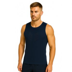 تاپ ورزشی مردانه بیس حرفه ای برند راک تریل آلمانی رنگ سرمه ای 1-376205 ROCKTRAIL