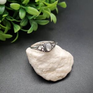 انگشتر نقره نگین دار برند آی ام تحت لیسانس آلمان 105132 I am