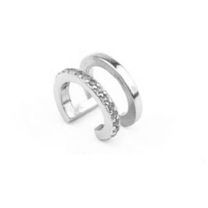 ایرکاف نقره دبل بدون نیاز به سوراخ کردن گوش برند آی ام 082211 I am