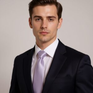 کراوات مردانه شیک برند نکست رنگ یاسی Next 641-010