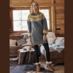 تونیک بافت زنانه بلند سبک نروژی برند اسمارا آلمانی 393337 ESMARA