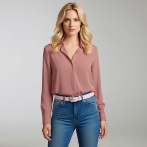 کمربند چرم بوفالو اصل زنانه برند آپ تو فشن آلمان 834979 Up2Fashion