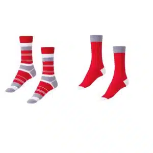 جوراب فانتزی طرح دار ساق بلند برند آلمانی پک 2جفتی 410603 FUN SOCKS