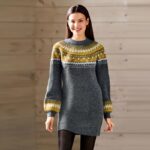 تونیک بافت زنانه بلند سبک نروژی برند اسمارا آلمانی 393337 ESMARA