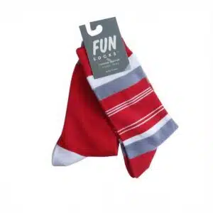 جوراب فانتزی طرح دار ساق بلند برند آلمانی پک 2جفتی 410603 FUN SOCKS