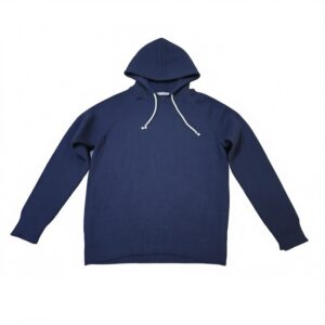 هودی مردانه بافتنی کلاهدار برند کوبوس رنگ سرمه ای 906996 Cubus