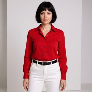 کمربند چرم طبیعی بوفالو زنانه برند آپ تو فشن آلمان مشکی 4-834979 Up2Fashion