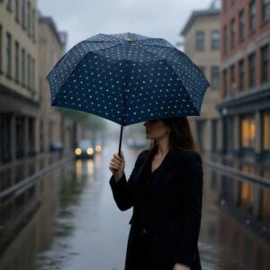 چتر تاشو اتومات مدل مینی برند توتس ایرلند طرحدار Totes 032502