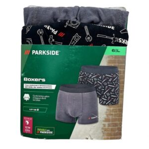 شورت باکسری مردانه نخی پارکساید آلمان پک 2عددی 416776 Parkside
