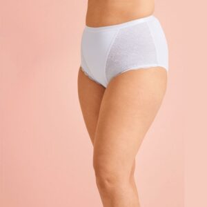 شورت گنی زنانه برند اسمارا آلمانی سایز بزرگ سفید 2-381653 Esmara