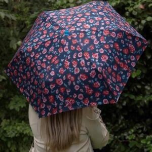 چتر تاشو اتومات مدل مینی برند توتس ایرلند طرح گل Totes 024433