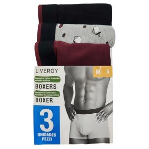 شورت باکسر مردانه لیورجی آلمان پک 3 عددی 2-427399 Livergy