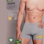 شورت باکسر مردانه نخی لیورجی آلمان پک 3 عددی 434537 Livergy