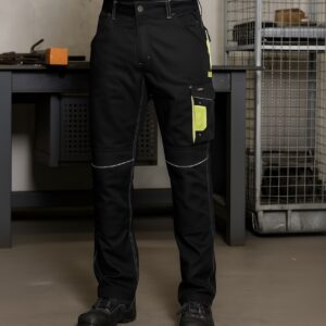 شلوار کار خارجی مهندسی برند پارکساید آلمانی رنگ مشکی 2-450605 Parkside
