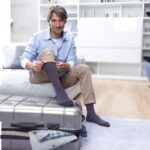 جوراب مسافرتی و رفع خستگی ساق بلند برند آلمانی 4088500 ECC