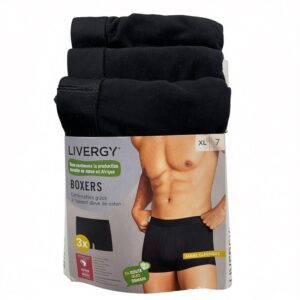 شورت باکسر مردانه لیورجی آلمان پک 3 عددی 434554 Livergy