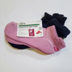 جوراب ورزشی برند کریویت آلمانی ساق کوتاه پک 3 جفتی CRIVIT 434715