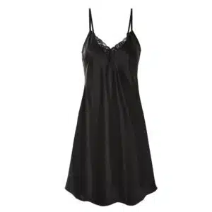 لباس خواب ساتن مشکی شیک زنانه برند اسمارا 2-464187 Esmara