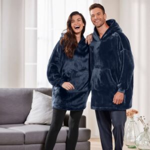 هودی لش حوله ای کلاهدار برند اسمارا/لیورجی آلمانی یونیسِکس سرمه ای 393362 ESMARA/LIVERGY