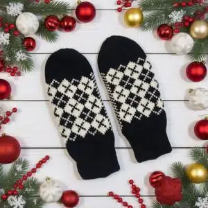 دستکش بدون انگشت بافت طرح نروژی بچه گانه برند آردن 14152667 Ardene