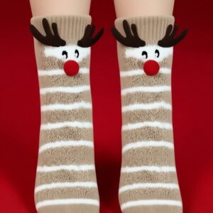 جوراب بوکله فانتزی طرح گوزن کریسمسی برند سیکس سفارش آلمان 689628 SIX