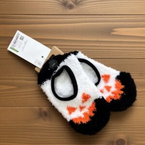 جوراب روفرشی فانتزی دخترانه حوله ای برند آی ام سفارش آلمان 032241 IAM