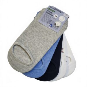 جوراب کالج نخی مردانه برند لیورجی پک 5جفتی رنگ متنوع 2-482588 Livergy