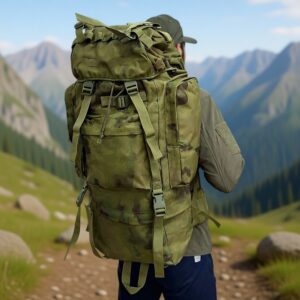 کوله پشتی تاکتیکال 65 لیتری ضدآب طرح استتاری آمریکایی 4990 TACTICAL