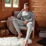 تیشرت آستین بلند ترمو (گرم) مردانه لیورجی مدل بیس طوسی ۲-LIVERGY 427878