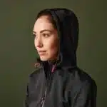 کاپشن ضدآب زنانه مشکی سافت شل برند راک تریل آلمانی 2-ROCKTRAIL 375489