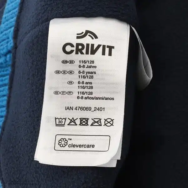 کلاه بافت بچه گانه (دخترانه/پسرانه) برند کریویت آلمانی لایه پلار داخلی 476069 CRIVIT