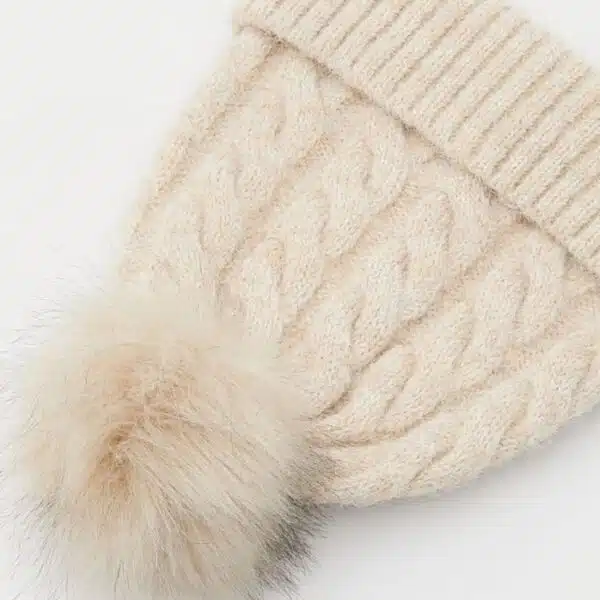 ست کلاه و شال گردن زنانه بافت گندمی برند اکسسورایز Accessories 879781