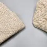 ست کلاه و شال گردن زنانه بافت گندمی برند اکسسورایز رنگ ایوری Accessories 116040