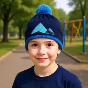 کلاه بافت بچه گانه (دخترانه/پسرانه) برند کریویت آلمانی لایه پلار داخلی 476069 CRIVIT