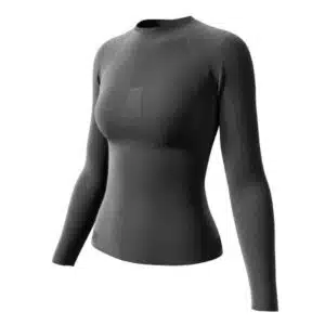 بلوز ورزشی بیس لایر زنانه گرم و حرفه ای برند کریویت آلمانی مشکی ۲-CRIVIT 457448