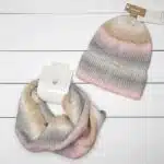 ست کلاه و شال رینگی بافتنی آبرنگی برند اکسسورایز Accessories 833974