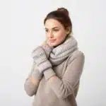 ست کلاه و شال رینگی و مچ بند بافتنی برند اکسسورایز پاستلی Accessories 413077