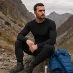 ست بیس لایر کوهنوردی و اسکی مردانه گرم و حرفه ای برند کریویت آلمانی 457451 CRIVIT