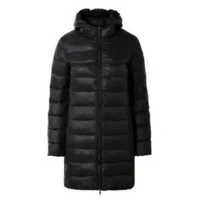 کاپشن لایت زنانه مشکی کلاهدار شیک و گرم برند اسمارا اصل آلمانی 450903 ESMARA