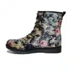نیم بوت زنانه مخمل برند تحت لیسانس هلند Merkandi Velvet Floral