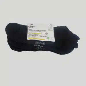 جوراب ورزشی حرفه ای برند کریویت ساق کوتاه پک 5 جفتی CRIVIT 453330