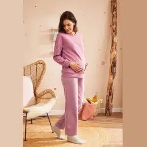 شلوار بارداری برند اسمارا اصل آلمانی رنگ ارکیده 2-ESMARA 426911 (راهنمای سایزبندی کامل)