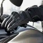دستکش موتورسواری ضربه گیر دار چرمی حرفه ای برند کریویت آلمان 464531 CRIVIT