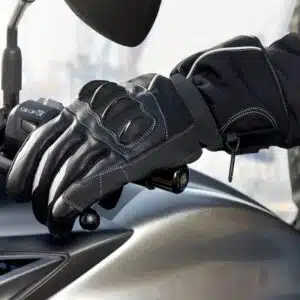 دستکش موتورسواری ضربه گیر دار چرمی حرفه ای برند کریویت آلمان 464531 CRIVIT