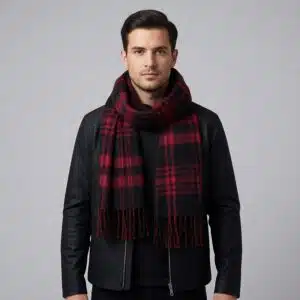 شال گردن پشمی چهارخانه برند آردن سفارش اسپانیا 21099 Ardene
